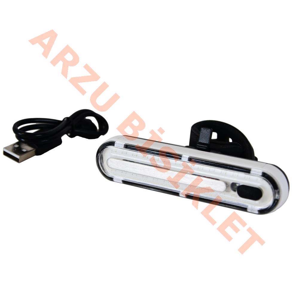 BİSİKLET ÇAKAR  16 FONKSİYONLU RENKLİ IŞIKLI [60 LUMEN - USB GİRİŞLİ]  RCTS-5806