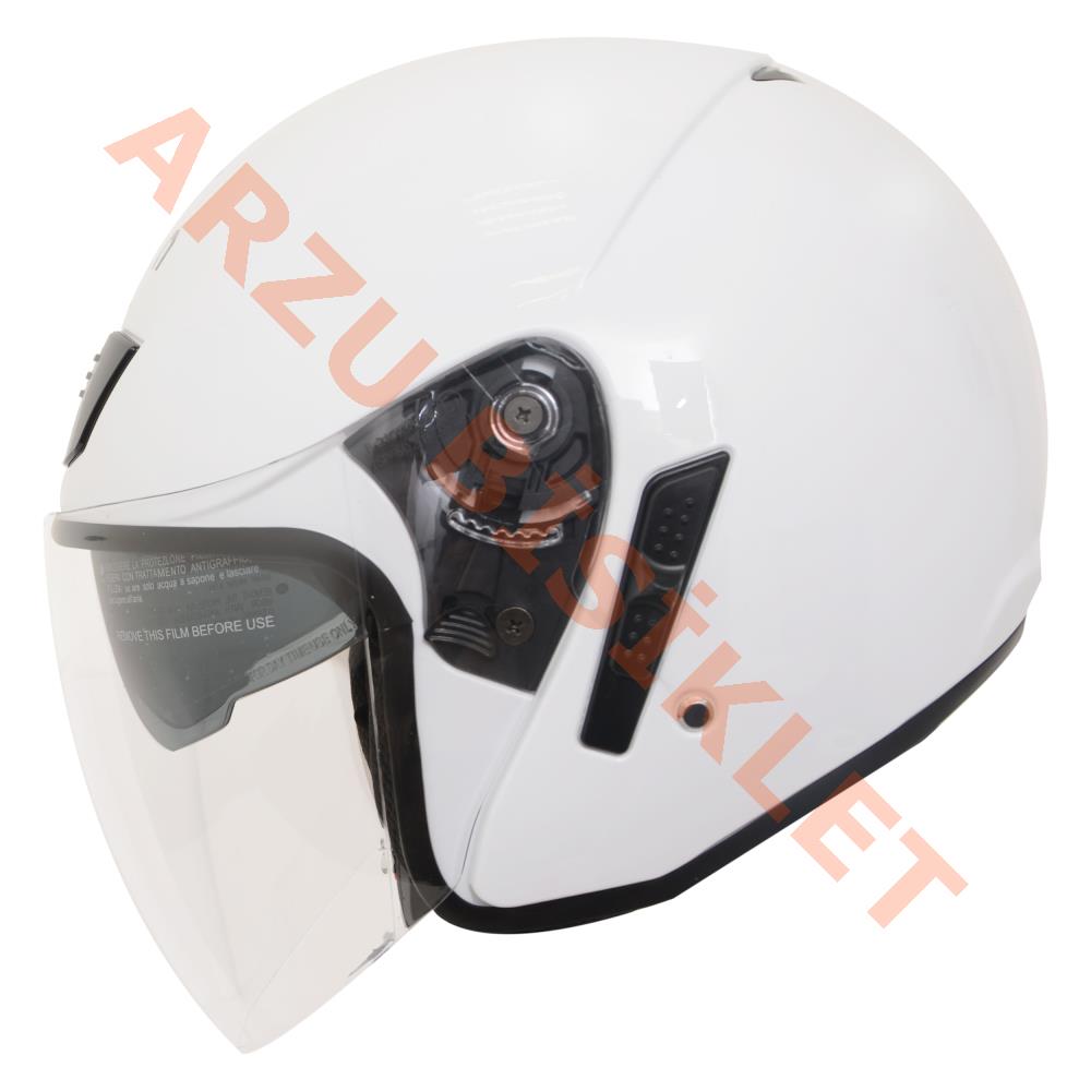 BEON-ÇENESİZ VİZÖRLÜ YAZLIK KASK [B210] [BEYAZ] [S]